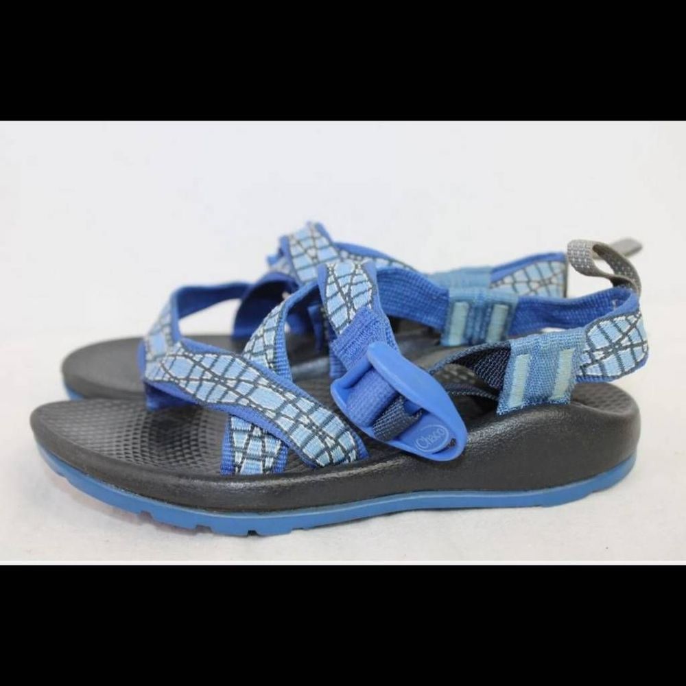 Chaco Kids Blue Patterned Sport Sandals
